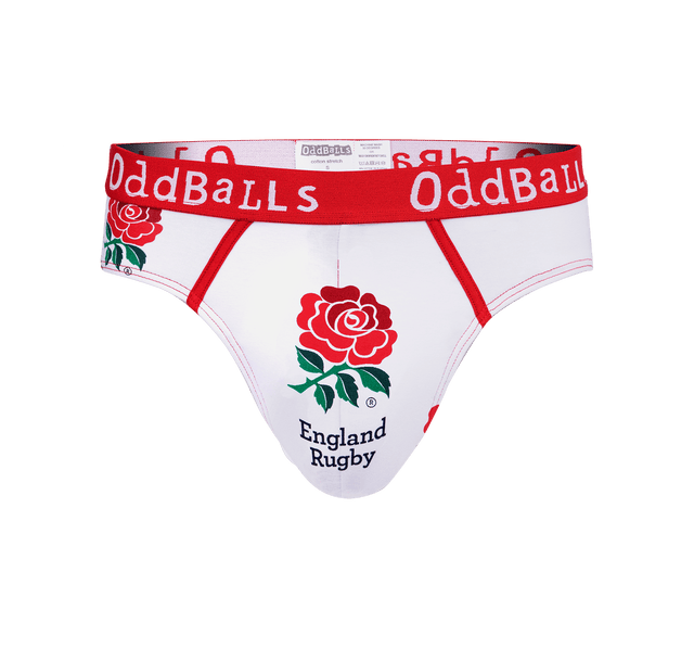 England Rugby White - Mens Briefs